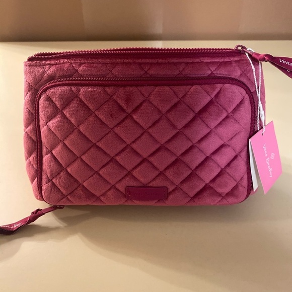 “VERA BRADLEY” Velvet Cosmetic Travel Organizer - Picture 9 of 11